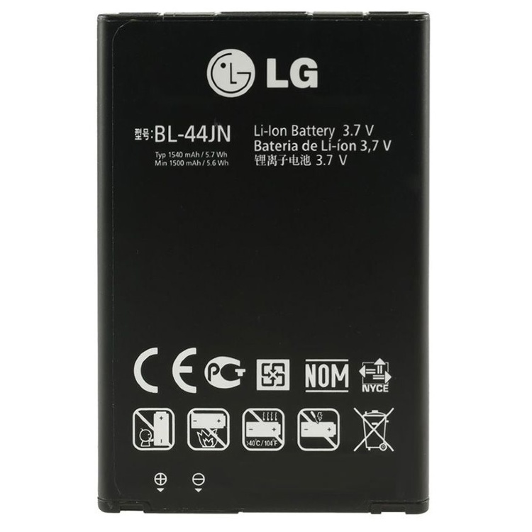 Аккумулятор для LG BL-44JN, P970, P690 Ne, E730 Sol, P698 Net Dual, C660 Pro, E510 Hub, E400 L3, E610 L5, E405 L3 Dual, A290, Оригинал - 526832