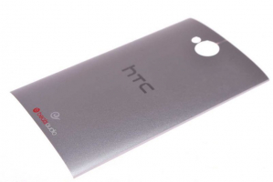 Задняя крышка HTC One Dual Sim 802w серебристая