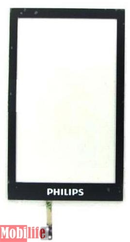 Сенсорное стекло (тачскрин) для Philips Xenium X525 Black