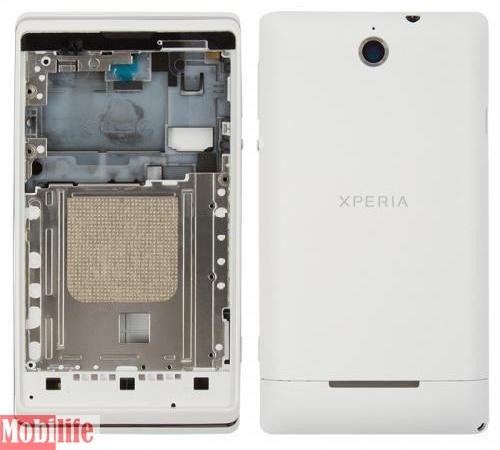 Корпус для Sony C1604 Xperia E Dual, C1605 Xperia E Dual, белый - 536608