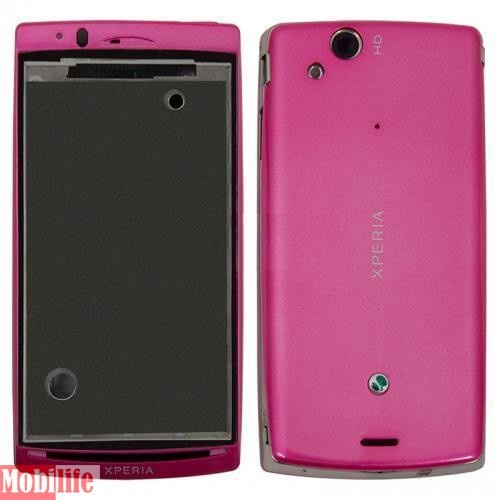 Корпус для Sony Ericsson Xperia Arc LT15, LT18i, X12 розовый - 534305