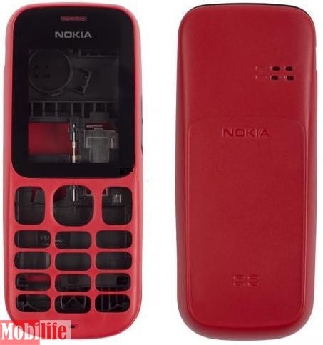 Корпус для Nokia 101 красный - 534206