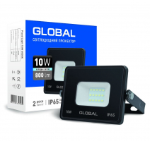 Прожектор светодиодный (LED) Global 10W 6000K (1-GBL-02-LFL-1060)