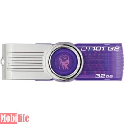 USB флешка Kingston 32 Gb DataTraveler 101 G2 Purple DT101G2/32GB - 539363