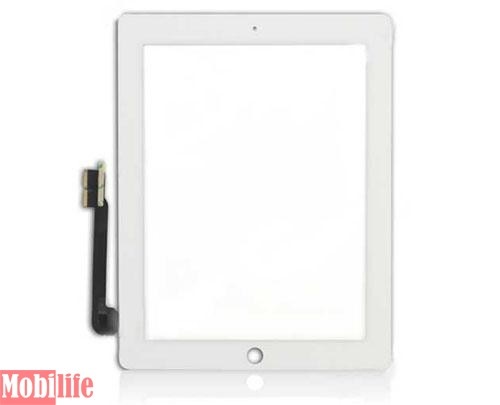 Тачскрин Apple iPad 3, 4 New + Len Белый