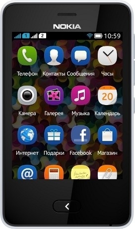 Nokia Asha 501 (Black) - 