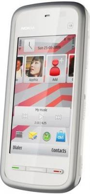 Nokia 5230 White-Silver navigator - 