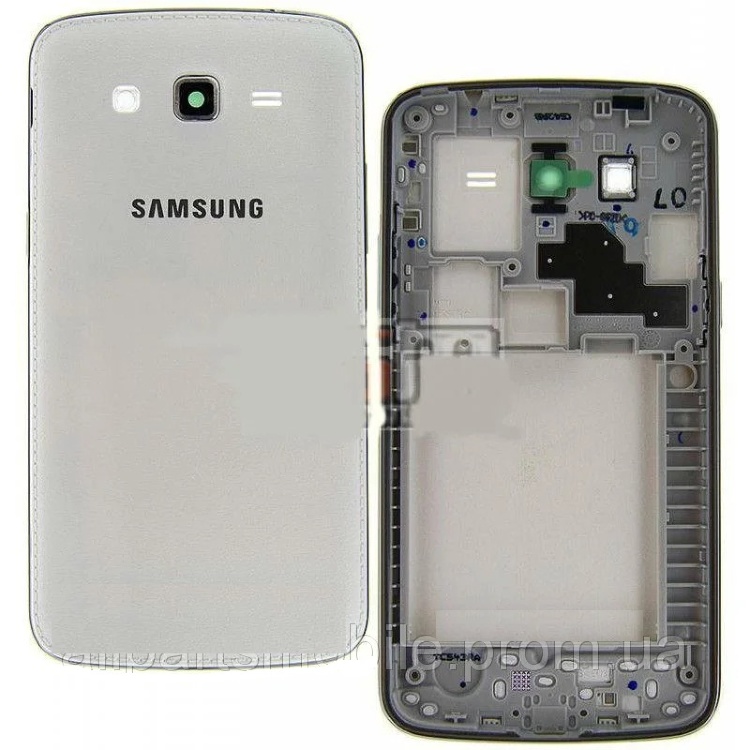 Корпус Samsung G7102 Galaxy Grand 2 Duos, белый - 540365