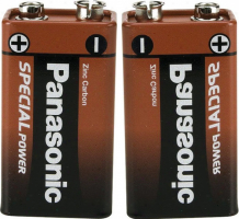 Батарейка Panasonic 9V крона Carbon-Zinc 1шт Special 6F22REL1BP