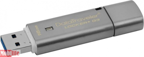 USB флешка Kingston 16 GB DataTraveler Locker+ G3 USB 3.0 DTLPG3/16GB