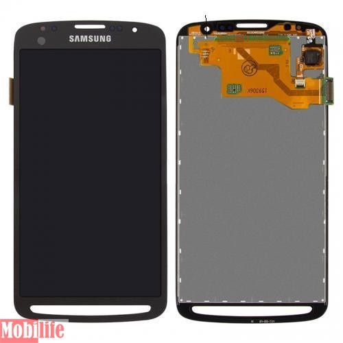 Дисплей (екран) для Samsung I9295 Galaxy S4 Active з тачскріном dark blue оригінал - 544145