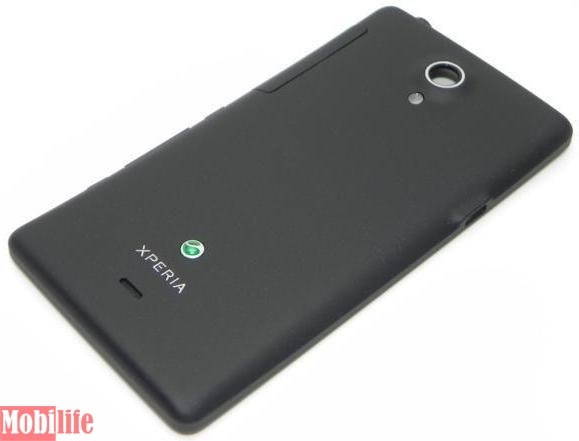 Задняя крышка Sony Xperia T LT30 в сборе черный оригинал - 544510