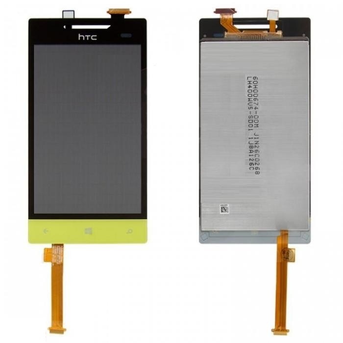 Дисплей для HTC Windows Phone 8S (A620e) с сенсором Желтый Original - 533035