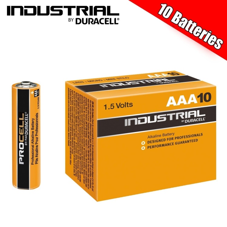 Батарейка Duracell AAA LR03 bat Alkaline 10шт Procell Цена упаковки. - 541464
