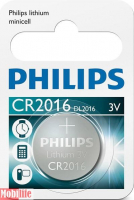 Батарейка Philips Lithium CR2016 1шт