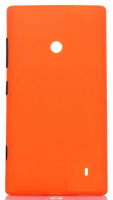 Задняя крышка Nokia 520 Lumia, 525 Lumia, RM-914 с боковыми кнопками оранжевая