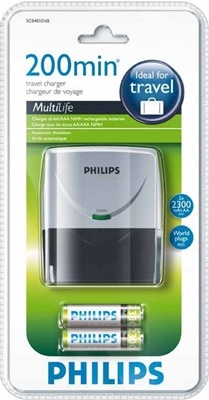 Зарядное устройство Батарейка Philips MultiLife SCB4055NB 2AA 2300 mAh - 528647