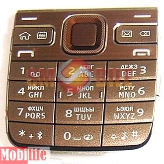 Клавиатура (кнопки) Nokia E52 Бронза - 521254