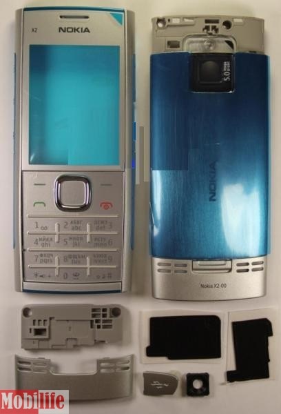 Корпус для Nokia X2-00 Синий Best - 526858