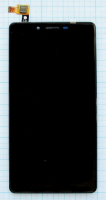 Дисплей для Xiaomi Redmi Note с сенсором и рамкой черный orig