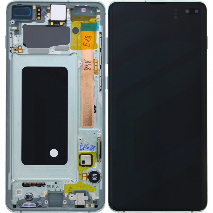 Дисплей Samsung G975F Galaxy S10 + з сенсором і рамкою зелений Оригінал GH82-18849E - 559448