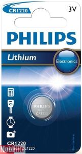 Батарейка Philips Lithium CR1220 1шт - 510284