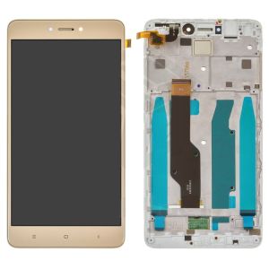 Дисплей Xiaomi Redmi Note 4 Global (2017), Redmi Note 4X з сенсором і рамкою Золотистий - 552276