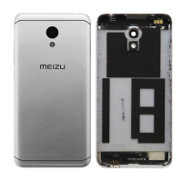 Задняя крышка Meizu M6 (M711H) с стеклом камеры и боковыми кнопками, серебристый