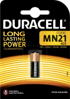 Батарейка Duracell MN21 bat (12B) 23A, A23 1шт Alkaline