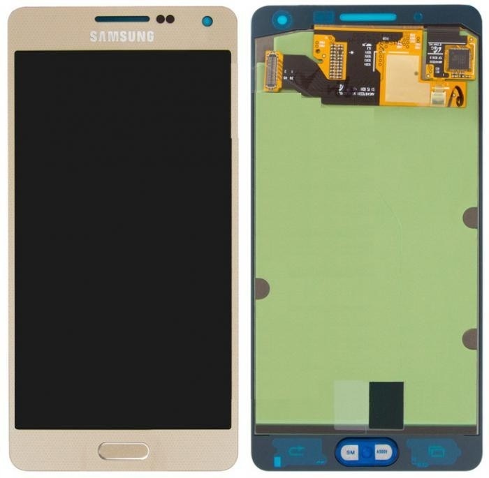 Дисплей для Samsung A500F Galaxy A5, A500FU, A500H с сенсором Золотистый original - 547900