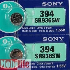 Батарейка часовая Sony 394, V394, SR936SW, 625 - 201053