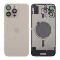 Задняя крышка Apple iPhone 16 Pro с стеклом камеры, gold