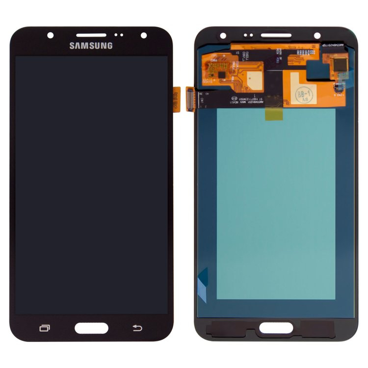 Дисплей для Samsung J700F Duos Galaxy J7, J700H, J700M с сенсором Черный (Oled) - 563326