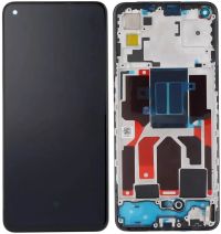 Дисплей Realme GT Master Edition с сенсором и рамкой Черный оригинал