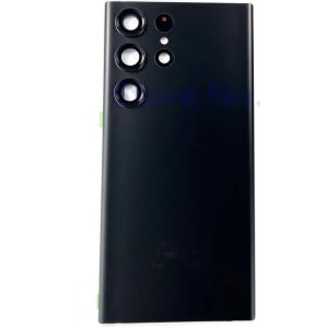 Задняя крышка Samsung S918 Galaxy S23 Ultra с стеклом камеры, черный - 913835