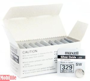 Батарейка часовая Maxell 329, V329, D329, SR731SW - 510287