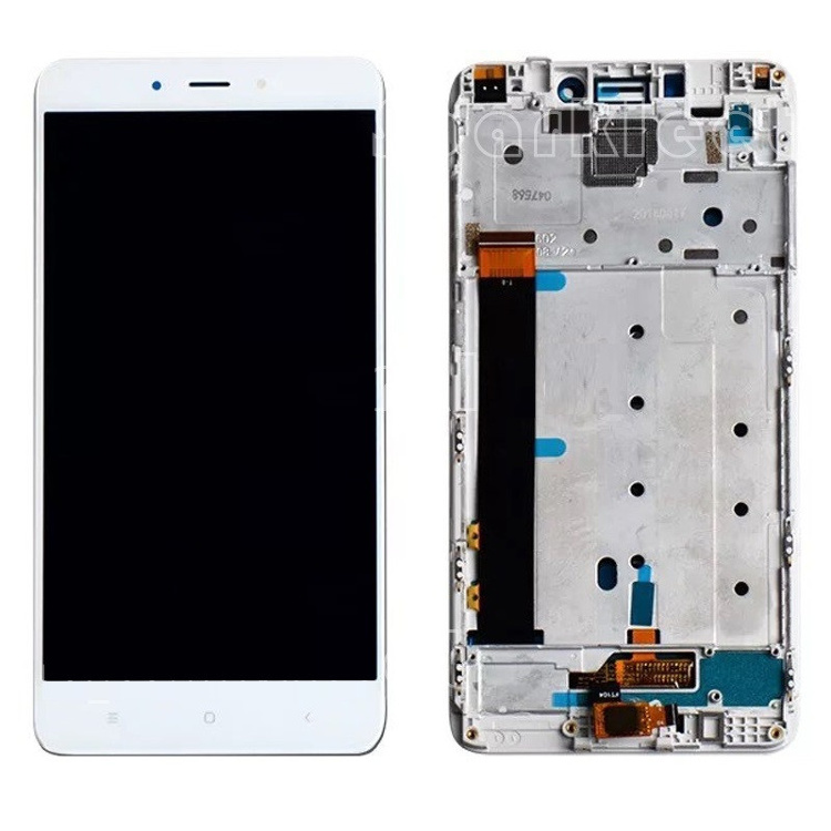 Дисплей для Xiaomi Redmi Note 4 с сенсором и рамкой белый - 552279