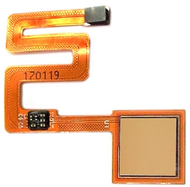 Шлейф Xiaomi Redmi Note 4 сканера отпечатков пальцев Золотистый - 555273
