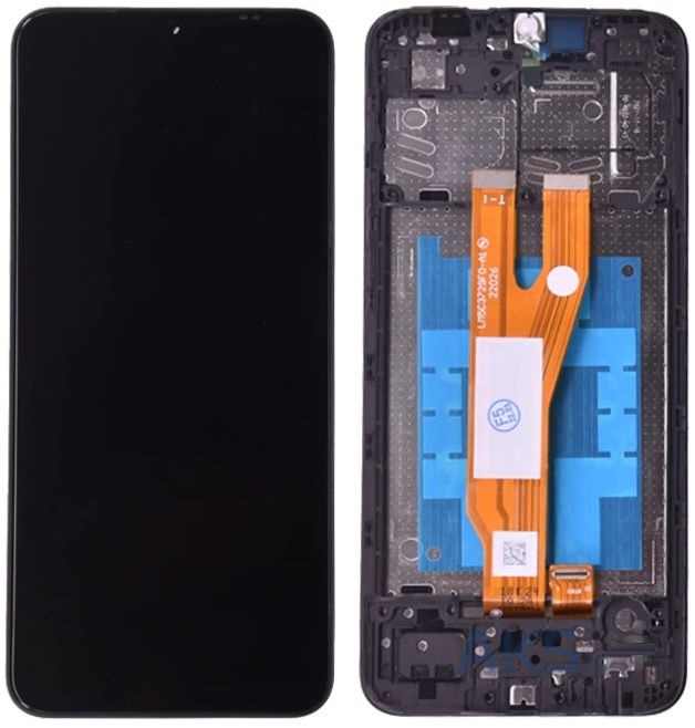 Дисплей Samsung A032 Black А03 Core (2022) с сенсором и рамкой Черный Оригинал GH81-21711A - 566159