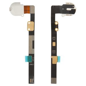 Шлейф Apple iPad mini коннектора наушников, с компонентами белый - 557165