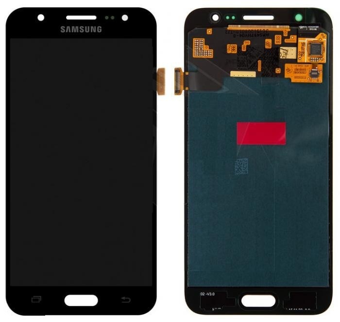 Дисплей для Samsung J500F Duos Galaxy J5, J500H, J500M с сенсором Черный Оригинал GH97-17667B - 547902