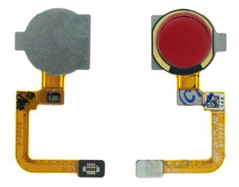 Шлейф Realme C3 со сканером отпечатка пальца red (оригинал) - 910848