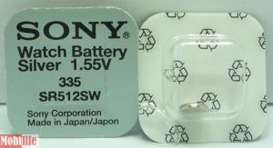 Батарейка часовая Sony 335, V335, SR512SW, 622 - 500886 Батарейка часовая Sony 335, V335, SR512SW, 622 - 500886