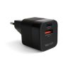 Сетевое зарядное устройство Walker WH-42 20w GaN (PD USB-C, QC3.0 USB-A) black - 919302