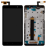 Дисплей для Xiaomi Redmi Note 3 с сенсором и рамкой черный