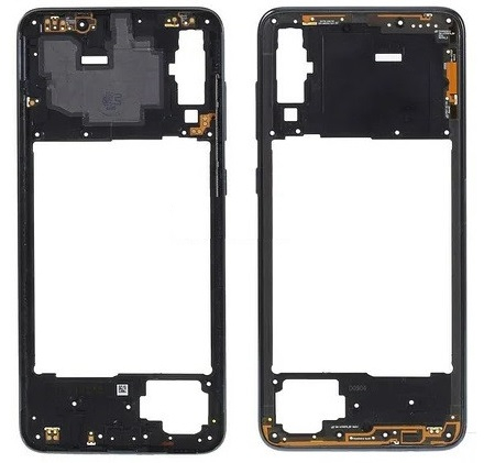 Рамка дисплея Samsung A705F Galaxy A70 черная - 562236