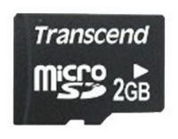 Карта памяти Transcend 2 Gb microSD