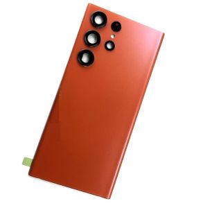 Задняя крышка Samsung S918 Galaxy S23 Ultra с стеклом камеры, красный - 913837