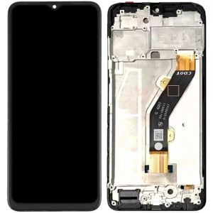 Дисплей Tecno Spark 10C (KI5k) в зборі з сенсором та рамкою black - 926538