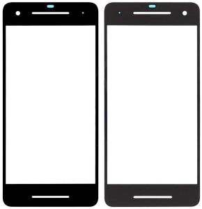 Скло дісплея для ремонту Google Pixel 2 чорний - 564818